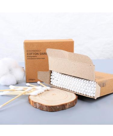 Buy 100 Bamboo Cotton Buds | Eco-Friendly BPA Free Soft Tips - Perfect for Personal Care & Beauty - Buy Online on SooperMarket.com