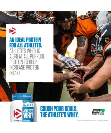 Dymatize Athlete's Whey Cookies & Cream 1.75 lb - High-Protein Protein Powder - Buy Online on SooperMarket.com