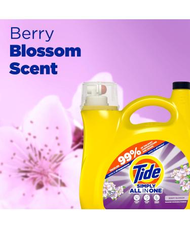 Tide Simply Clean & Fresh Liquid Laundry Detergent - Berry Blossom Scent 89 Loads 117 fl oz | International Shipping Available - Buy Online on SooperMarket.com