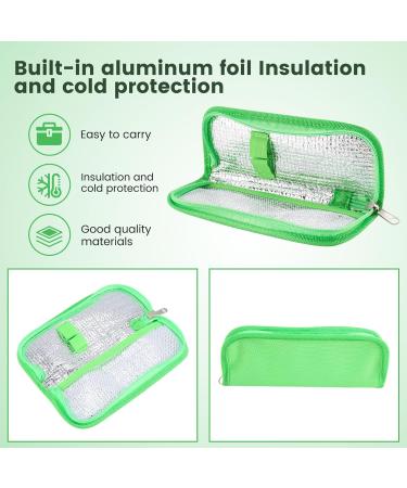 rumoe Insulin Cooler Travel Case Diabetic Medication Organizer Cooler Bag Green - Buy Online on SooperMarket.com
