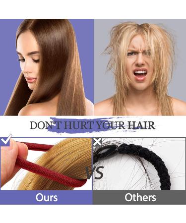 JIRIS 100 pc No Break Hair Ties Starter Kit for All Hair Types - Color Mixing (SET3) Set1 - Buy Online on SooperMarket.com