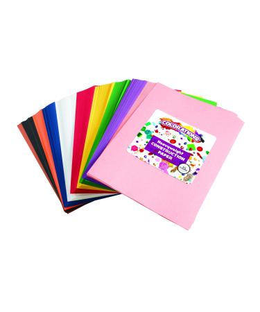 Colorations Color Construction Paper Smart Pack Assorted Color Paper Colored Paper Coloring Paper Drawing Craft Paper Classroom Supplies Kids Construction paper 600 Sheets Home Home School Use
