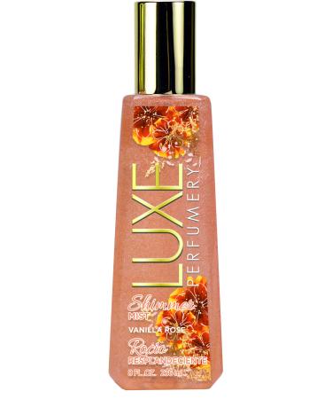 Luxe Perfumery Vanilla Rose Shimmer Mist 236 mL 8 Ounce (Pack of 1) Vanilla Rose