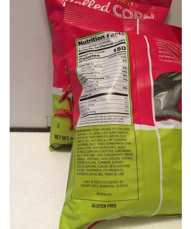 Trader Joe's Chili Lime Flavored Rolled Corn Tortilla Chips - Gluten Free - 9oz (255g) - 2 Pack - Buy Online on SooperMarket.com