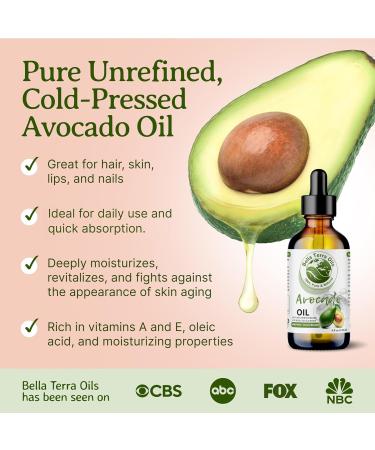 Buy Bella Terra Pure Avocado Oil 1 Gallon for Skin & Hair Nourishment Hydration & Shine Enhance | International Shipping Available - Buy Online on SooperMarket.com