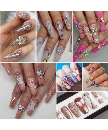 Juome 40 Pcs 3D Butterfly Nail Charms - Nail Art Decorations & Supplies - Buy Online on SooperMarket.com
