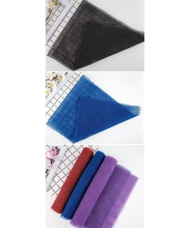 HONG 111 African Net Sponge Exfoliating Shower Set - 2 Piece Bathing Sponge for Daily Use - Blue - Buy Online on SooperMarket.com