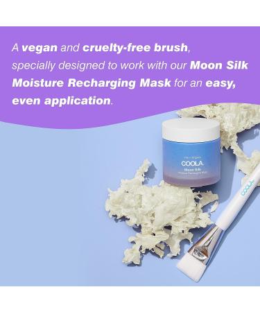COOLA Moon Silk Face Mask Cleansing Brush - Skin Barrier Protection Applicator - Buy Online on SooperMarket.com