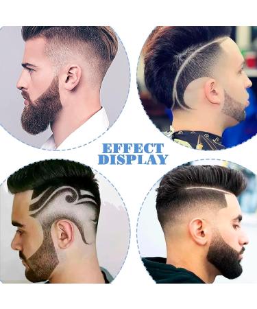 Beard Stencil & Comb Set - Perfect Beard Shaping Tool for Goat Beards Sideburns & Symmetrical Contours | 2 Pieces in Brown & Black - International Shipping Available - Buy Online on SooperMarket.com