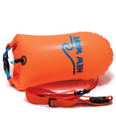 New Wave Swim Buoy - Light and Visible Float for Open Water Swimmers and Triathletes - Buy Online on SooperMarket.com
