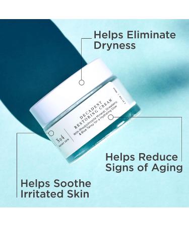 Averr Aglow Decadent Restoring Cream - Anti-Aging Face & Neck Moisturizer to Reduce Wrinkles and Dark Marks - Natural Dry Skin Defense for Inflammation and Puffiness - Buy Online on SooperMarket.com