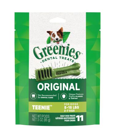 Greenies Original Teenie Natural Dental Dog Treats (5-15 lb. Dogs)