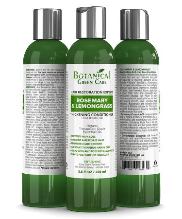Alopecia Prevention Conditioner with Rosemary & Lemongrass - DHT Blocker, Doctor Developed - 2018 Formula - Buy Online on SooperMarket.com