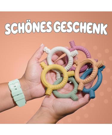 Buy Baby Nom Bite Ring - BPA-Free Cooling Dental Aid & Gripping Toys for Teething Babies - Buy Online on SooperMarket.com
