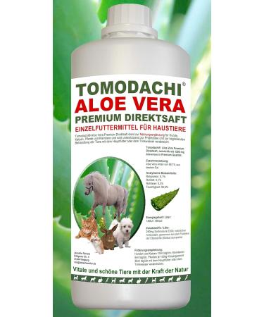 Buy Tomodachi Aloe Vera Juice for Dogs | Natural Nutritional Supplement & Feed Additive | 500ml Pure Gel Juice - Buy Online on SooperMarket.com