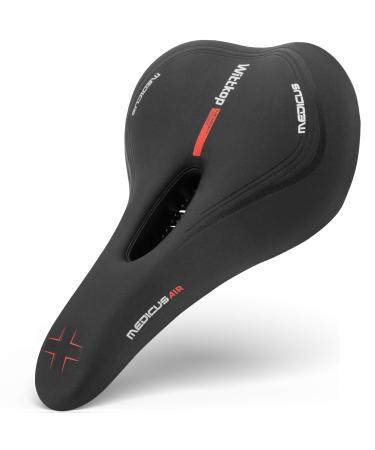 Wittkop Bike Seat I Bicycle Seat for Men and Women, Waterproof Bike Saddle with Innovative 5-Zone-Concept I Exercise Bike Seat for BMX, MTB & Road Touring