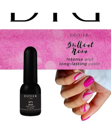 Didier Lab - Premium UV Gel Nail Polish - Brillant Neon No7- Gel Nail Varnish - Nail Art - Long-Lasting High Gloss Wear - Gel Nail Polish - Gel Nails - Glitter Gel Nail Polish - Rich Pigment - 8ml - Buy Online on SooperMarket.com