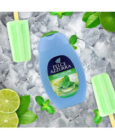 Felce Azzurra Mint & Lime Shower Gel - Intense Formula, 13.5 Oz - Buy Online on SooperMarket.com