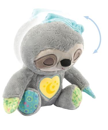 VTech Baby Schnarchi Slumber Sloth | Cuddly Sleep Aid Toy with Sounds Music & Night Light for Infants - Buy Online on SooperMarket.com