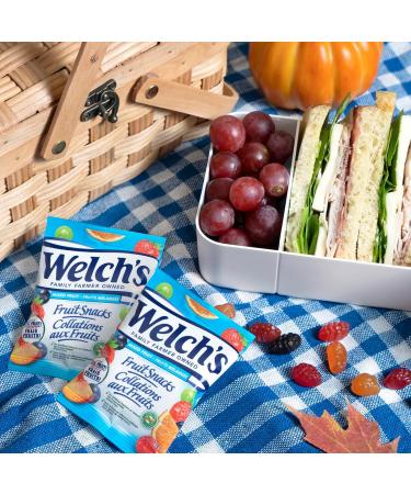Welch's Fruit Snacks Mixed Fruit & Berries 'N Cherries Bulk Pack Gluten Free Individual Single Serve Bags 22g (Pack of 72) - Buy Online on SooperMarket.com