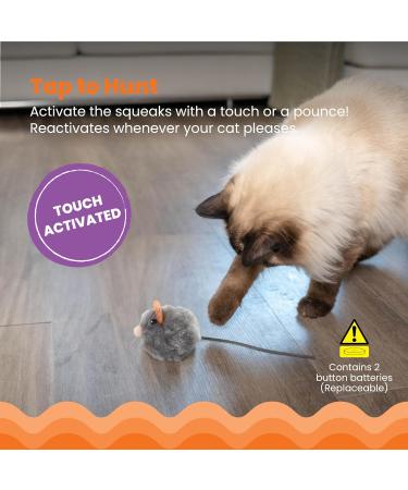 Petstages Squeak Squeak Mouse Plush Catnip Cat Toy - Buy Online on SooperMarket.com