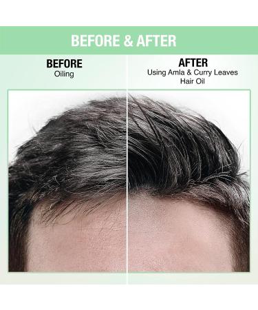 Nykaa Naturals Amla & Curry Leaves Hair Oil - Prevents Hair Loss, Strengthens Roots - 100% Natural, Sulphate Free - 200ml - Buy Online on SooperMarket.com