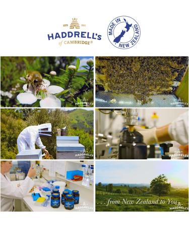 Haddrell's of Cambridge Manuka Honey | UMF 22+/MGO 970+ | Natural Premium New Zealand Manuka Honey | 250 Grams - Buy Online on SooperMarket.com