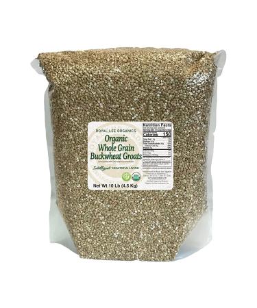 Royal Lee Organics Organic Gluten Free Buckwheat Groats - 10 lbs - Pack of 1 - Buy Online on SooperMarket.com