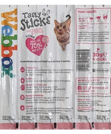 Pulla Variety Cat Sticks Cat Tasty Salmon & Trout Chicken & Liver Turkey & Lamb Beef and Rabbit - Sticks 24 Sticks (4pack) - Buy Online on SooperMarket.com