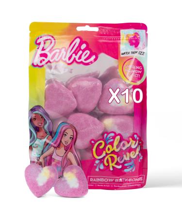 Barbie Bath Bombs for Girls  10 Kids Bath Bombs  Fizzing Bath for Kids