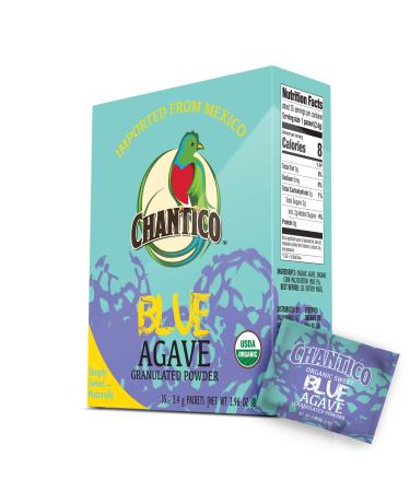 Chantico Sweet Granulated Agave Powder (Powder, 35 Sachets) Powder 0.085 Ounce (Pack of 35)