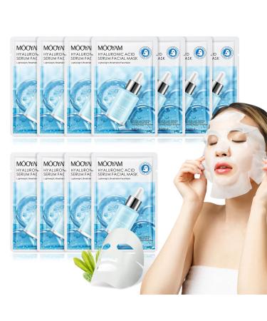 Limvoo 24K Hyaluronic Acid Mask Hyaluronic Acid Mask Korean Skin Care Products (Hyaluronic acid)