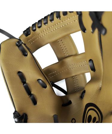 Optimum Extreme Left-Handed Baseball Glove & Ball - Deep Bag Padded Palm Wrist Protection for Ultimate Comfort - Buy Online on SooperMarket.com