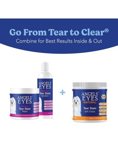 Angel's Eyes NATURAL Tear Stain Prevention Soft Chews for Dogs - 120 Ct - Chicken Formula (AENSC120D) 120 Count (Pack of 1) - Buy Online on SooperMarket.com