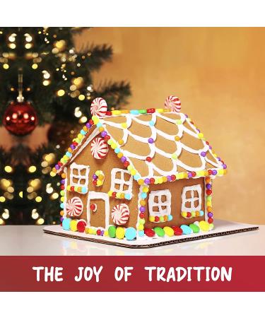 Christmas Sleigh Cookie Decorating Kit with Gingerbread Panels and Candies - Buy Online on SooperMarket.com