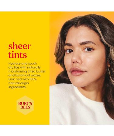 Burt's Bees Tinted Lip Balm Hibiscus - 0.15 Ounce (2 Count) | Natural Moisturizing Lip Care | International Shipping Available - Buy Online on SooperMarket.com