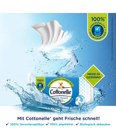Buy Cottonelle Moist Toilet Paper - Biodegradable Wet Wipes with Cotton Fragrance | 12x42 Pack - Clean & Nourishing | International Shipping Available - Buy Online on SooperMarket.com