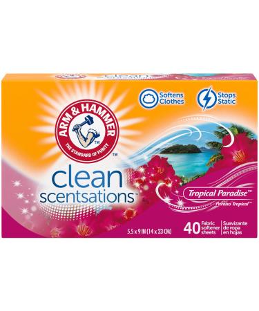 ARM & HAMMER Fabric Softener Sheets 40 sheets Tropical Paradise