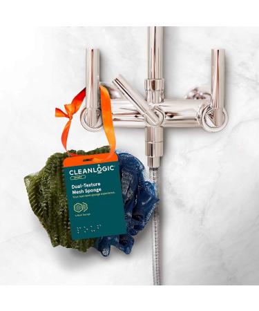 Cleanlogic Sport Exfoliating Body Scrubber Dual-Texture Mesh Sponge - 6 Pack - Buy Online on SooperMarket.com
