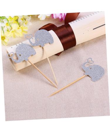 Warmhm 3pcs Cocktail Picks Elephant Cupcake Picks Topper Heart Glitter Picks Food Elephant Cupcake Toppers Gold Glitter Toppers Paper Cups Stick Fruit Topper Heart Wedding Earth Tones Rod - Buy Online on SooperMarket.com