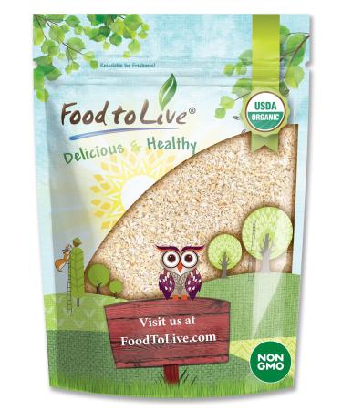 Organic Oat Bran, 3 Pounds - Non-GMO, Kosher, Raw, Vegan, Bulk, High Fiber Hot Cereal, Milled from High Protein Oats, Product of The USA 3 Pound (Pack of 1)