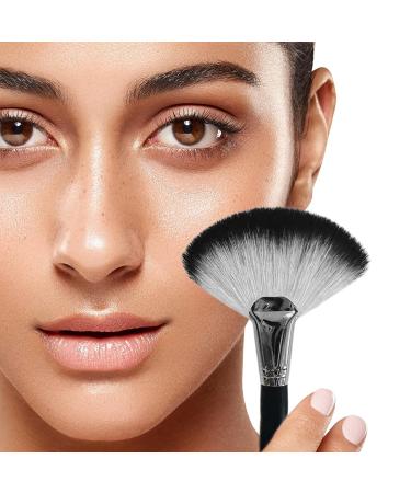 SKYPIA Professional Large Fan Makeup Brush - Blush, Bronzer, Highlighting Tool - Buy Online on SooperMarket.com