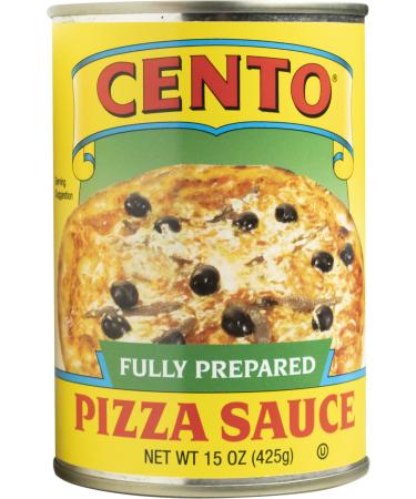 Cento Pizza Sauce, 15 Ounce (Pack of 12) Pizza Sauce 15 Ounce (Pack of 12)