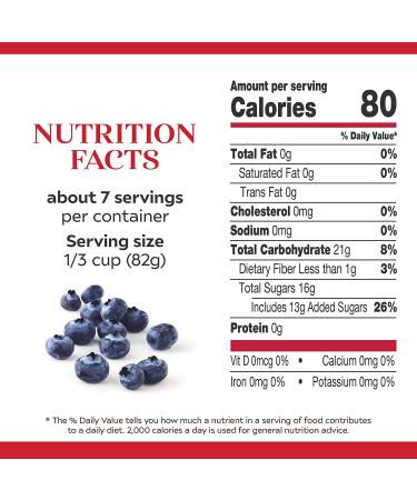 Duncan Hines Comstock Simply Blueberry Pie Filling 21oz (Pack of 8) - Delicious and Easy to Use! - Buy Online on SooperMarket.com