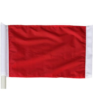 Kwik Goal Premier Corner Flags & Bases Set - Red & Black (4 Flags & Bases) - Buy Online on SooperMarket.com