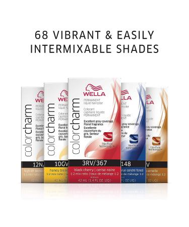 Wella Color Charm 4NN Intense Med Brown Permanent Liquid Hair Color for Gray Coverage - Buy Online on SooperMarket.com