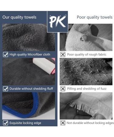 Buy Kinhwa Extra Absorbent XXL Dog Towel - 76x127cm Microfiber Pet Towel Quick Drying Soft & Durable Washable Dark Gray - Ideal for Dogs - Buy Online on SooperMarket.com