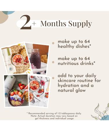 Mecantu Raw Sea Moss (Irish Sea Moss) - Ethically Sourced & Eco-Friendly | Create Healthy Vegan Food Drinks Sea Moss Gel and Sea Moss Powder | 2+ Months Supply (100g) main - Buy Online on SooperMarket.com