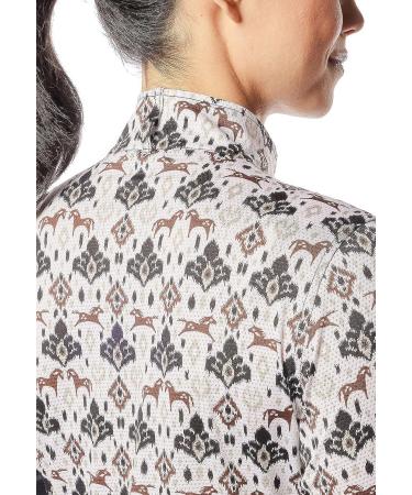 Kerrits Always Cool Ice Fil Short Sleeve Shirt - Tan Painted Horse/Black Large - Buy Online on SooperMarket.com