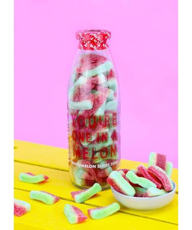 One in a Melon - Gummy Sweets in Reusable Glass Bottle 375g - Buy Online on SooperMarket.com
